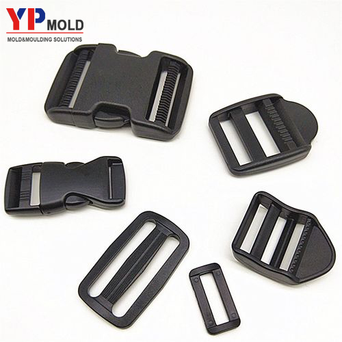 Bags and suitcases accessories black plastic buckle injection mold