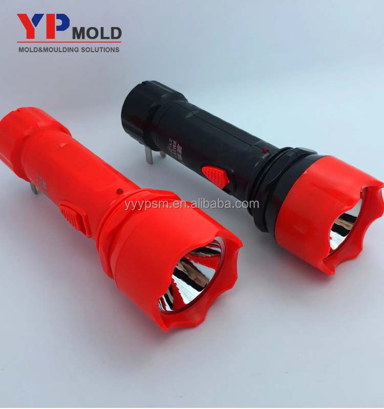 abs pc  flashlight  shell  injection mold 