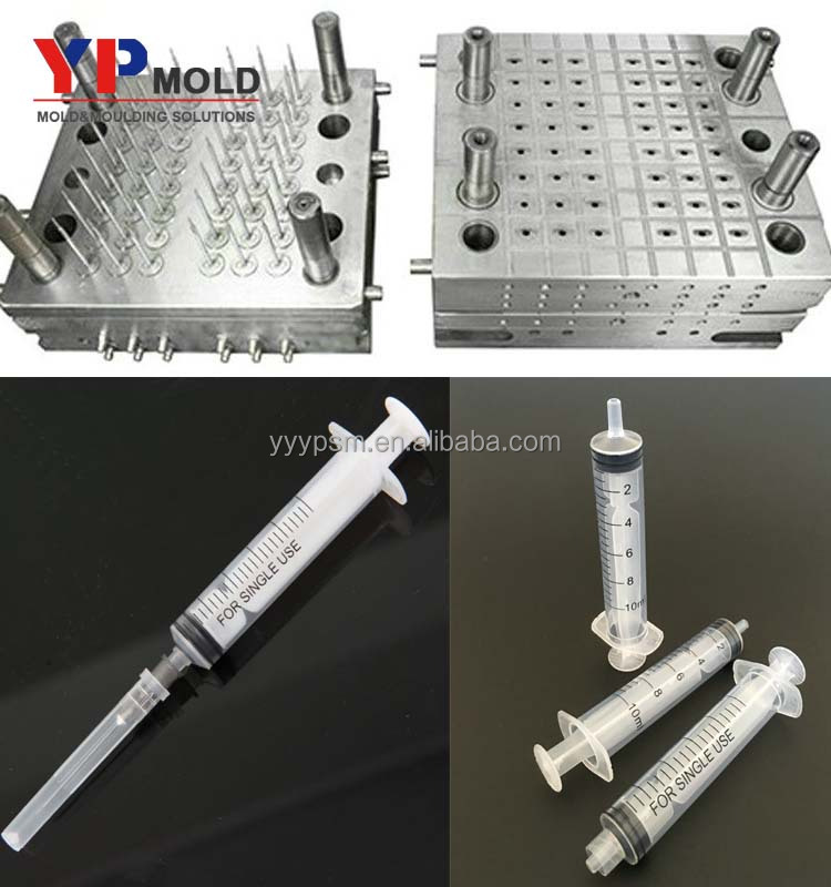 medical syringe mould plastic pp pe injection mold maker