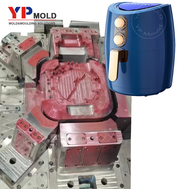 Factory supply mould custom made injection plastic moulds new mold design cheap digital air fryer with good quality