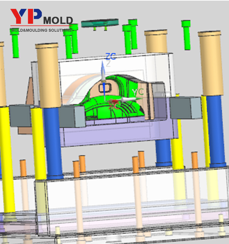 Plastic Injection Electric Iron Parts Mould Plastic Injection Mold For Household Appliance