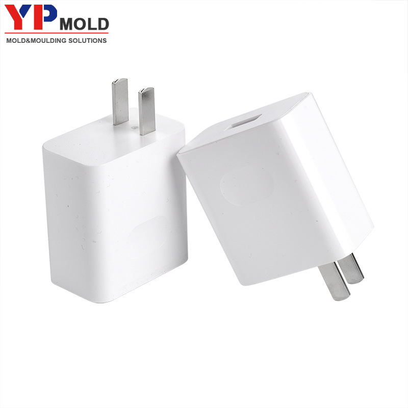 Safe portable mobile phone home appliance charger shell plastic mold