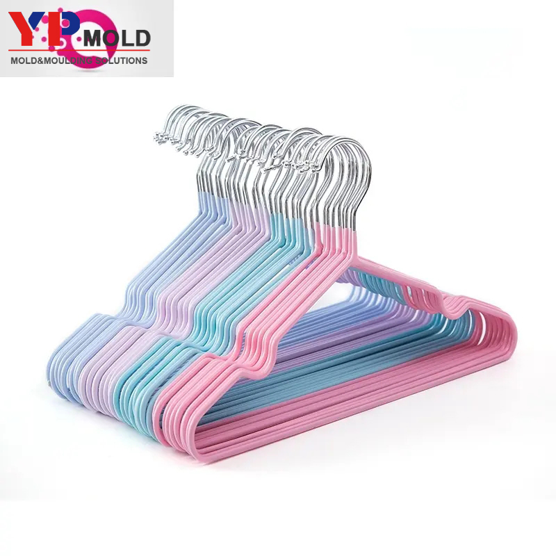 Injection Mould for Plastic Hanger with No Trace Built-in Hook for Infants