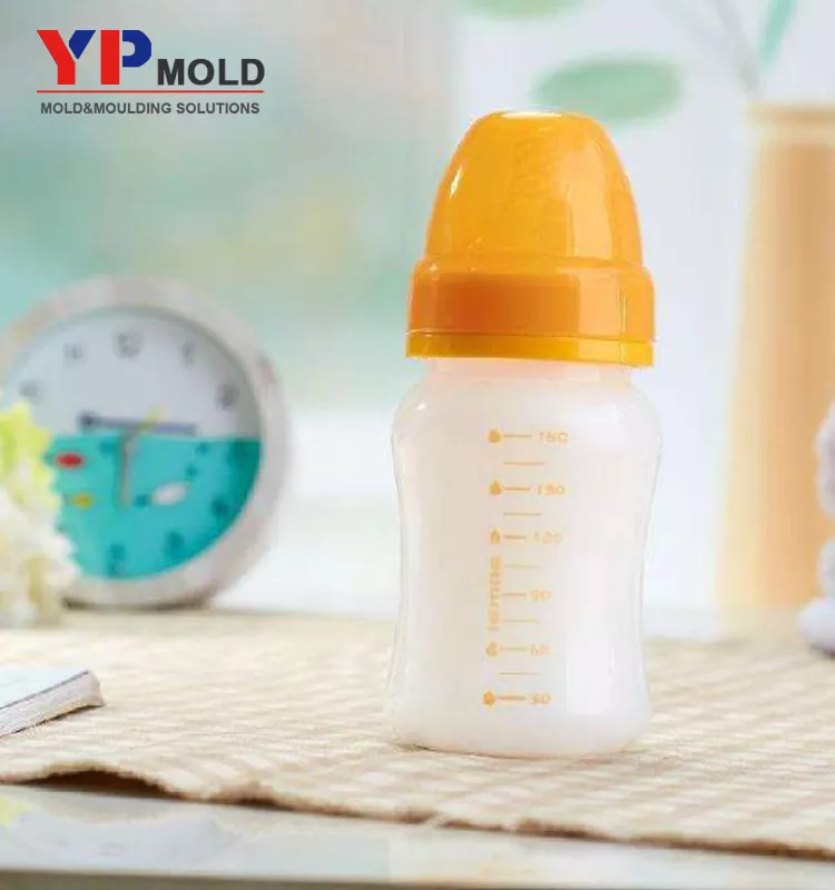 Customizable food grade baby bottle cap bottle cup drop resistant plastic bottle injection mold