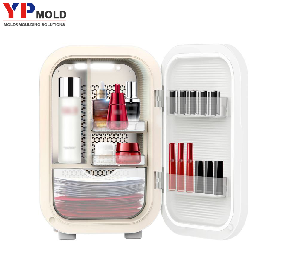 Portable skin care cosmetics beauty refrigerator plastic mold