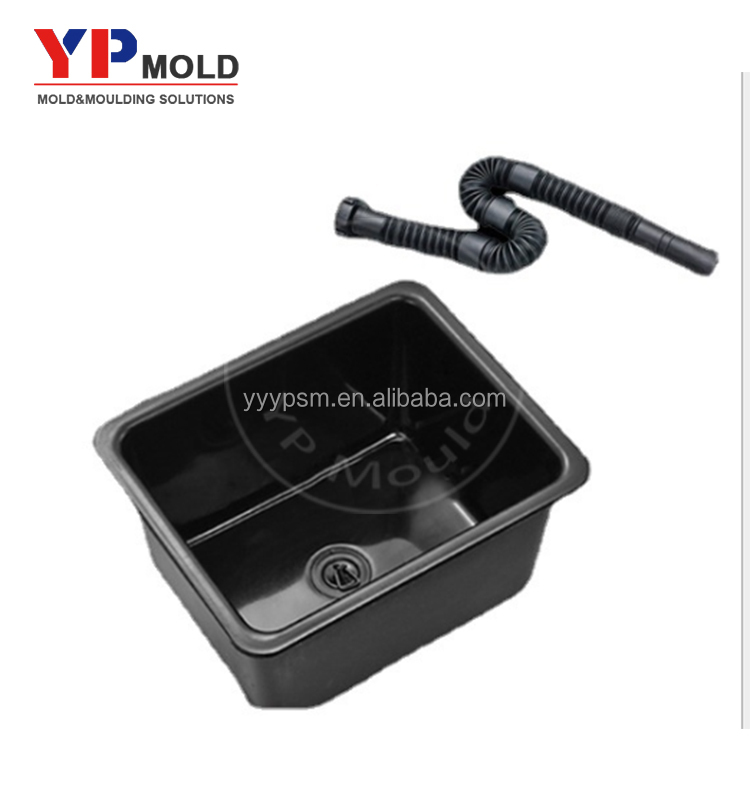 Custom household kitchen sinks single types of pot sink plastic mold