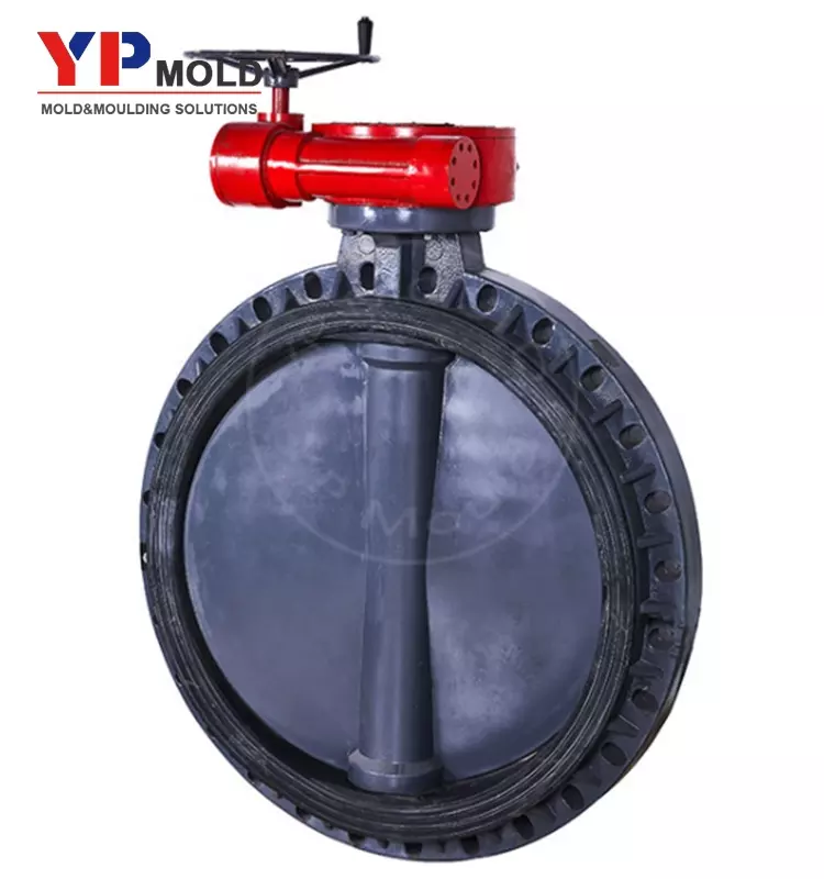 High quality Air filter center lever to clamp return butterfly valve mould