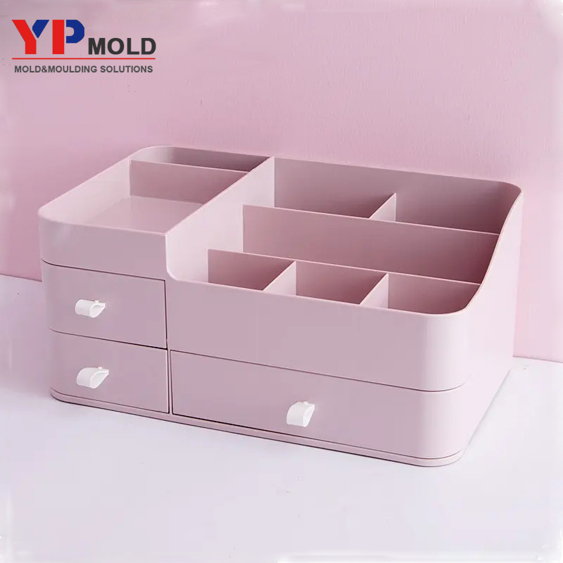 Injection Mold for Household Desktop Thickened Cosmetic Storage Bo